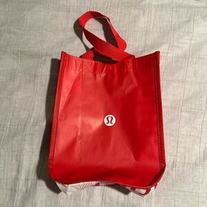 Red lululemon bag